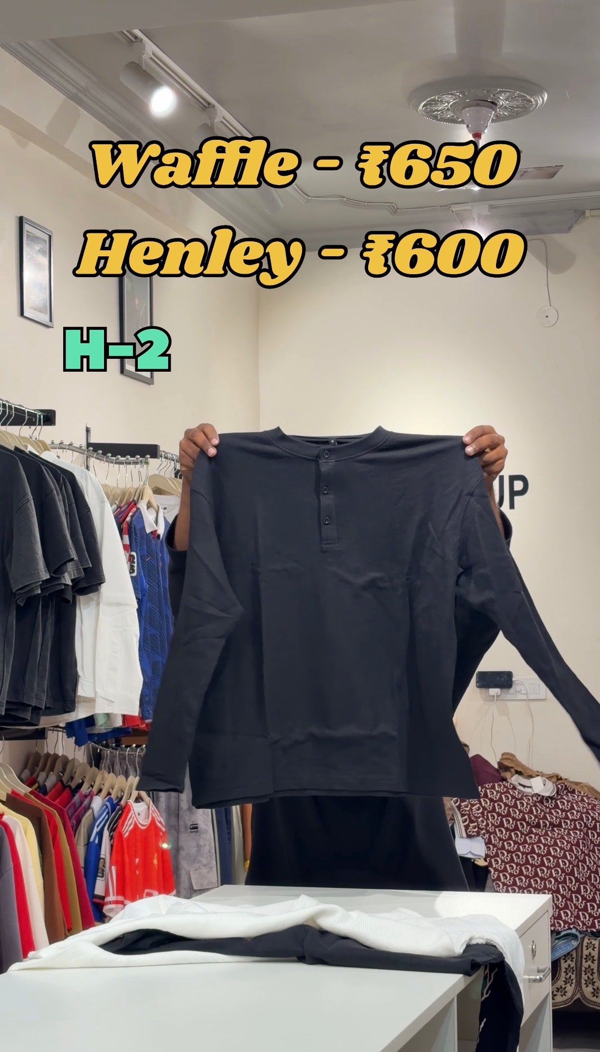 H-2 Boxy Fit Henley