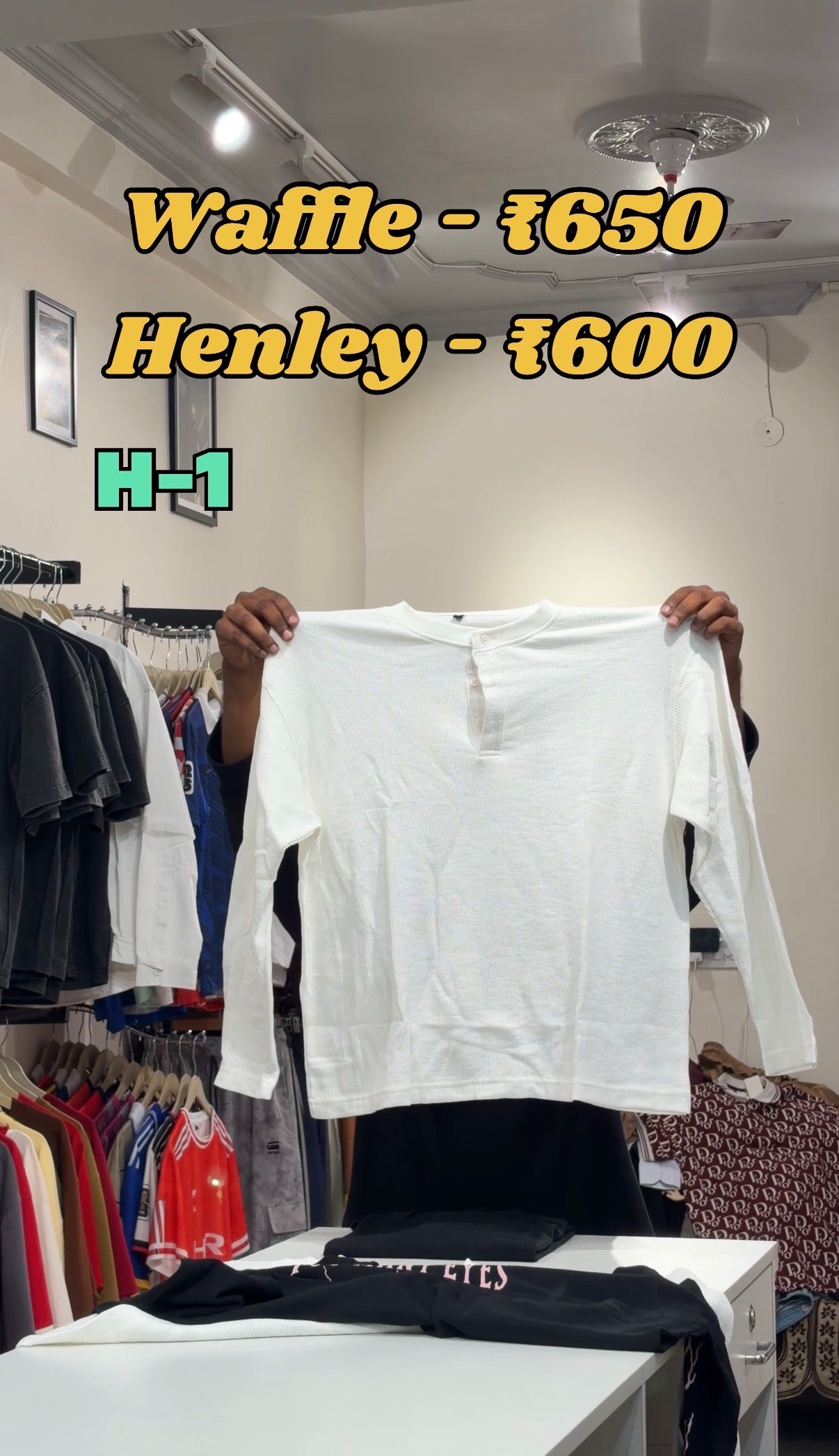 H-1 Boxy Fit Henley