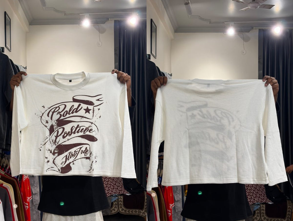 W-11 Boxy Fit Waffle Tee