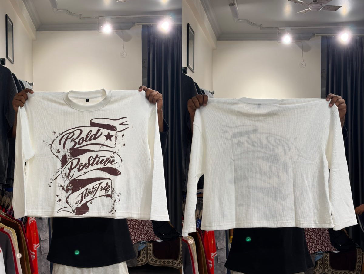 W-11 Boxy Fit Waffle Tee